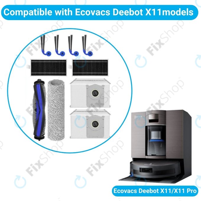 Ecovacs X11 Pro, X11 - Celoten komplet