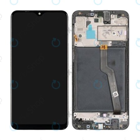 Samsung Galaxy A10 A105F, M10 M105F - LCD zaslon + steklo na dotik + okvir (Black) - GH82-20227A, GH82-20322A Genuine Service Pack