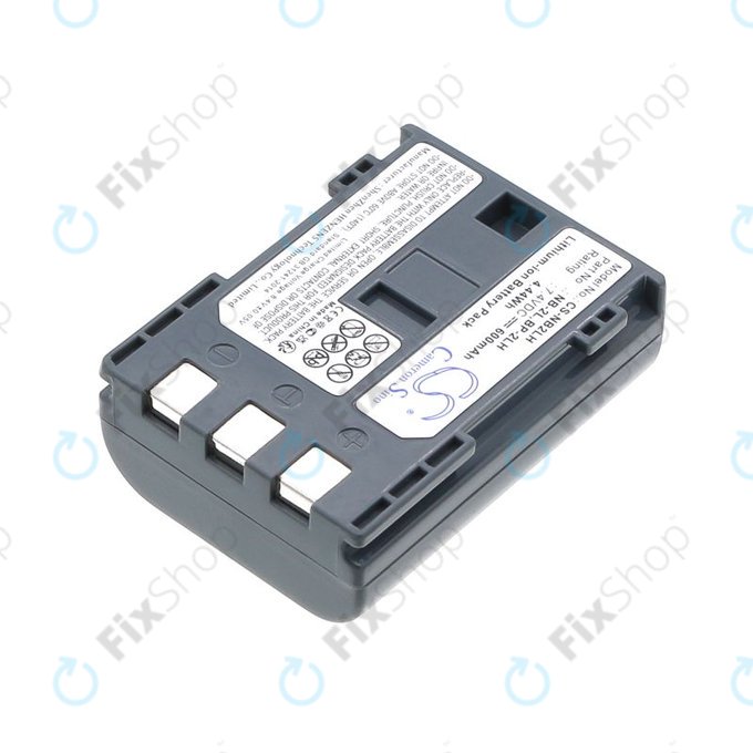Baterija za Canon EOS 350D, 400D, PowerShot S30, S60, S80, 600mAh, Li-Ion, 7.4V, NB-2LH, HQ