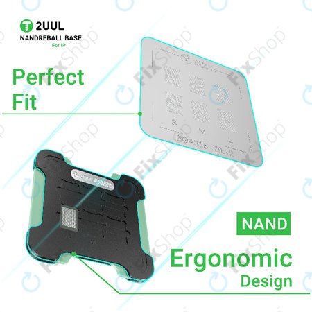 Magnetna podlaga za reballing NAND, dvostranska, 2UUL BH16