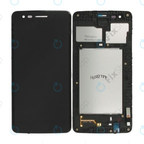 LG K8 M200N (2017) - LCD zaslon + steklo na dotik + okvir (Black) TFT