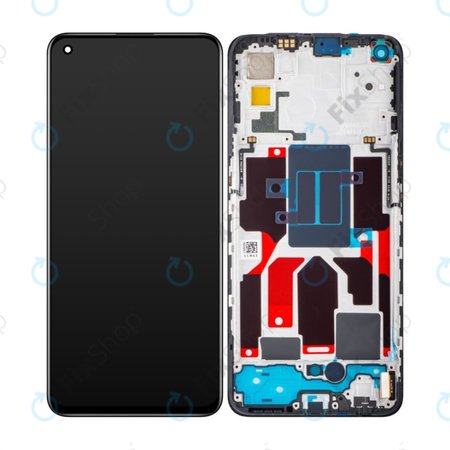 Realme GT Master 5G - LCD zaslon + steklo na dotik + okvir (Black) - 4908139 Genuine Service Pack
