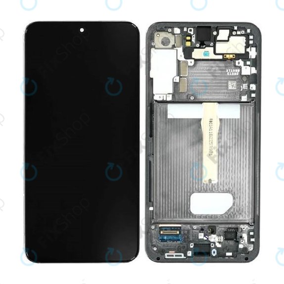 Samsung Galaxy S22 Plus S906B - LCD zaslon + steklo na dotik + okvir (Phantom Black) OLED