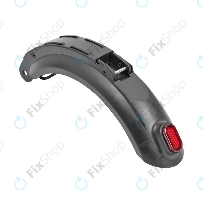 Kugoo S1, S1 Pro, S2, S3 - Zadnji blatnik z lučjo in kablom (Black)