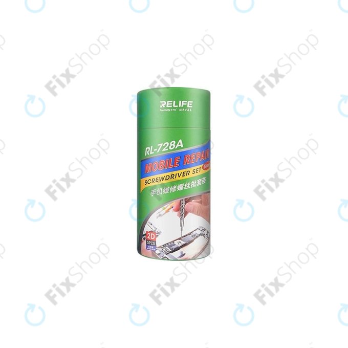Relife RL-728A 2D - Komplet izvijačev za servis telefonov