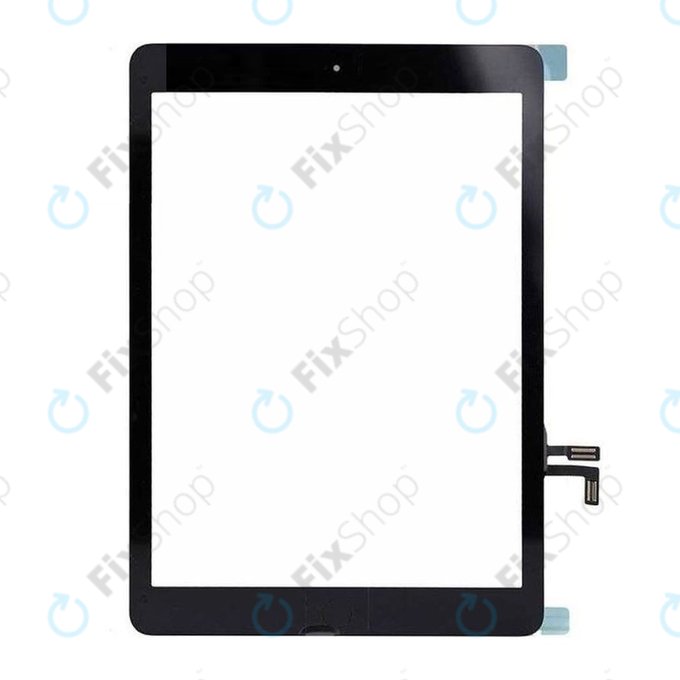 Apple iPad Air - Steklo na dotik + gumb Domov (Black)
