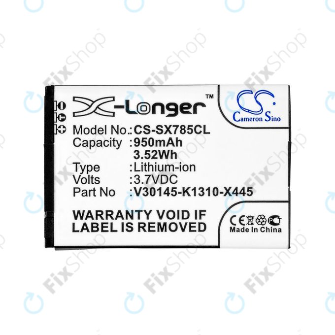 Baterija za Siemens Gigaset, Openstage, SL, 950mAh, Li-Ion, 3.7V, V30145-K1310-X445, HQ