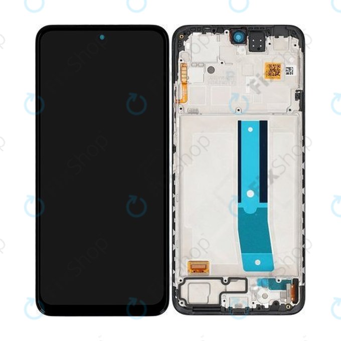 Xiaomi Redmi Note 12S 2303CRA44A - LCD zaslon + steklo na dotik + okvir (Onyx Black) - 560001K7SR00 Genuine Service Pack