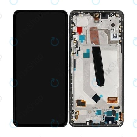 Xiaomi Poco F3 - LCD zaslon + steklo na dotik + okvir (Black) - 560003K11A00 Genuine Service Pack