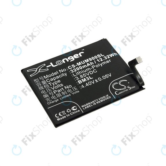 Baterija za Xiaomi Mi 9, 3200mAh, Li-Pol, 3.85 V, BM3L, HQ