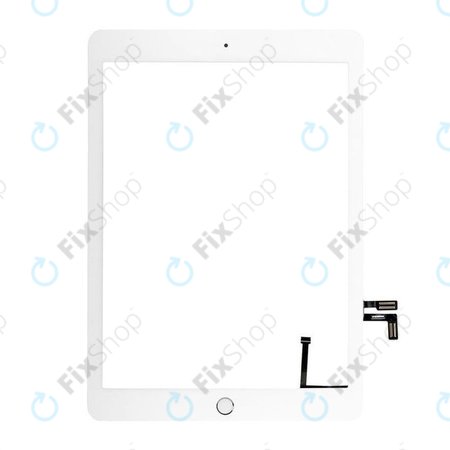 Apple iPad (5th Gen 2017) - Steklo na dotik + gumb Domov (Silver)