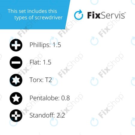 Prenosni Nanch 6v1 - natančen izvijač iz vanadijevega jekla