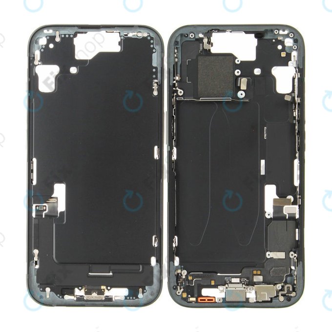 Srednji okvir z baterijo za iPhone 15 | Black | ZD076-00669 | Genuine Apple