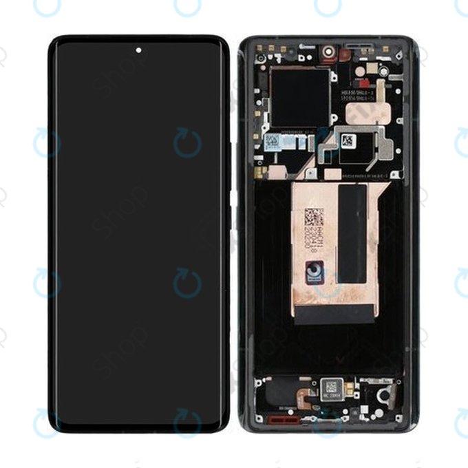 Xiaomi 13 Ultra - LCD zaslon + steklo na dotik + okvir (Black) - 56000600M100 Genuine Service Pack