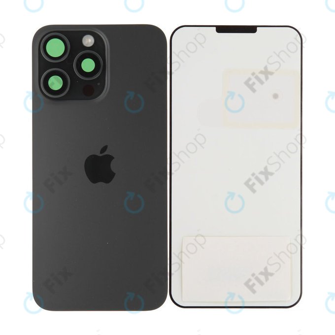 Steklo zadnjega ohišja za iPhone 15 Pro Max | Black Titanium | 661-36907 | Genuine Apple