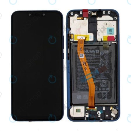Huawei Mate 20 Lite - LCD zaslon + steklo na dotik + okvir + baterija (Sapphire Blue) - 02352DKM, 02352GTT Genuine Service Pack