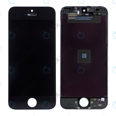 Apple iPhone 5 - LCD zaslon + steklo na dotik + okvir (Black) TFT