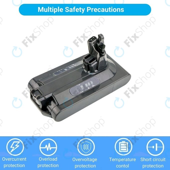 Dyson V10 - Baterija 969352-02, SV12, 206340 Li-Ion 25.2V 2500mAh HQ