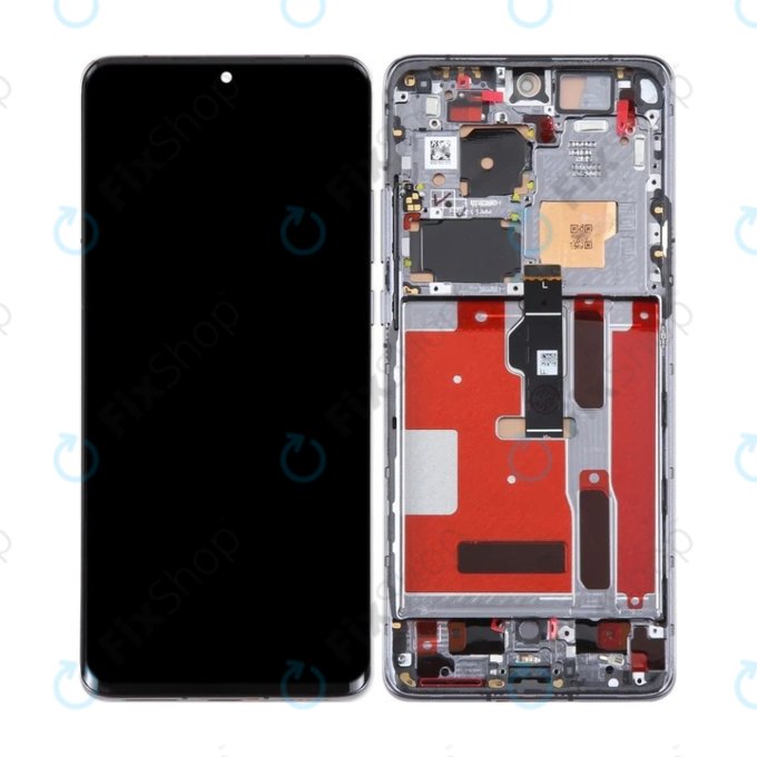 Huawei P50 Pro JAD-AL50 JAD-LX9 - LCD zaslon + steklo na dotik + okvir (Golden Black) OLED