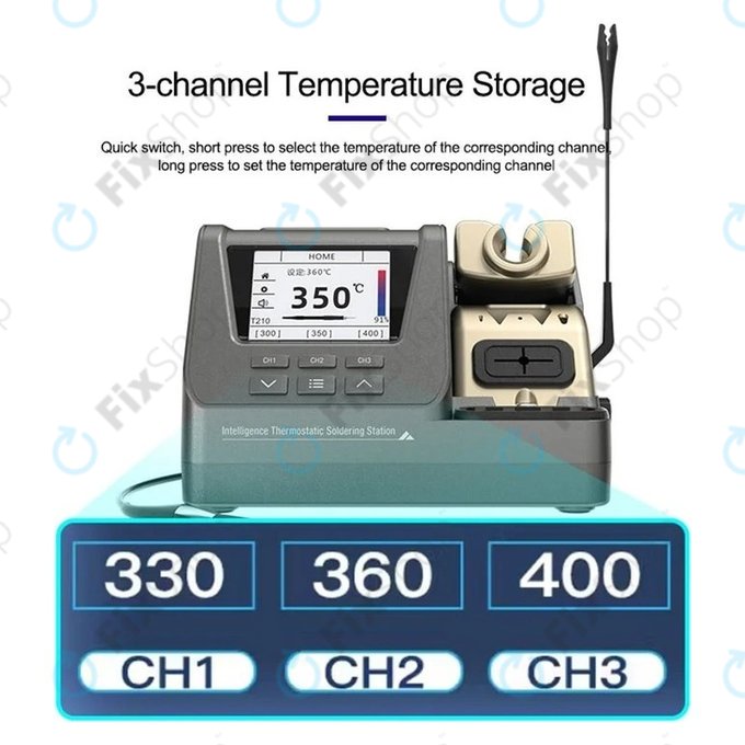 GVM H3 - Smart spajkalna postaja 3v1