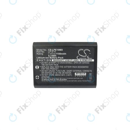 Canon EOS 1100D, 1200D, Kiss X50, Rebel T3, T5 - Baterija LP-E10 Li-Ion 1100mAh HQ