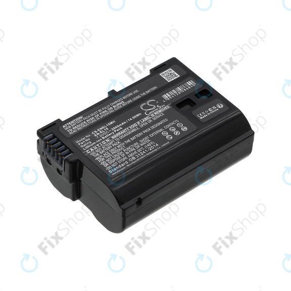 Baterija za Nikon D7000, D500, D600, D7200, D7500, Z5, Z6, EN-EL15, Li-ion, 7V, 2000mAh, HQ