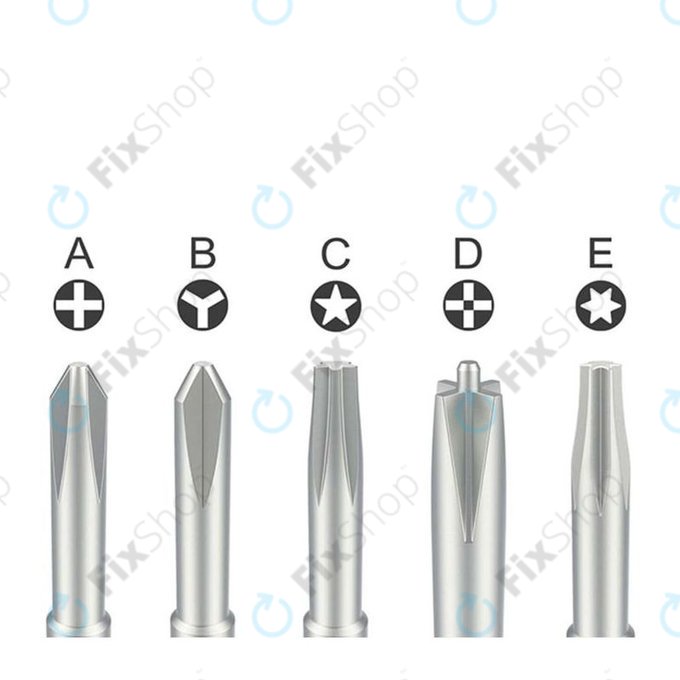 QianLi Mega-iDea 2D iFlying - set izvijačev 5v1