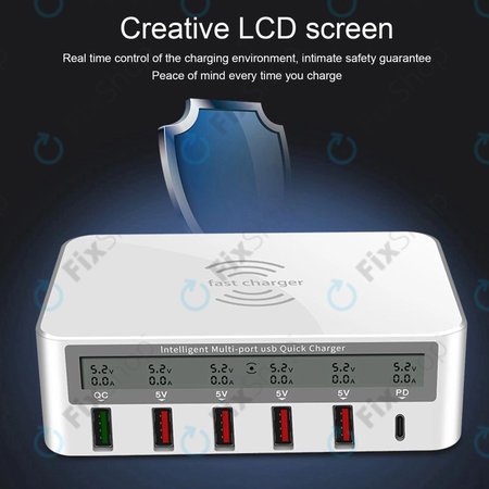 WLX-818F Servisna polnilna postaja z USB 3.0 in USB-C