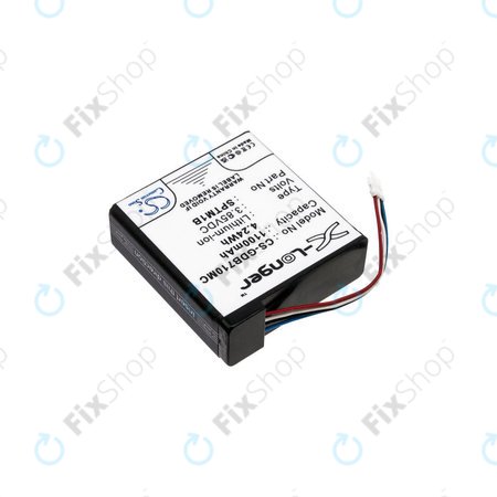 Baterija za Gopro Hero 7 Silver, White, 1100mAh, Li-Ion, 3.85V, SPTM1B, HQ