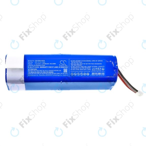 Ecovacs Deebot X-series, T-series, N-series - Baterija 201-2115-1959 Li-Ion 14.4V 6700mAh HQ