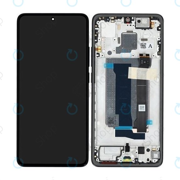 Xiaomi Poco X7 Pro - LCD zaslon + steklo na dotik + okvir (Black) OLED
