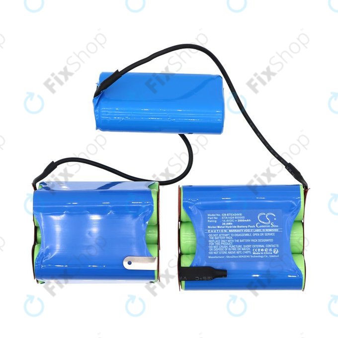 Baterija za ETA 1424 Carsha, 2000mAh, Ni-MH, 14.4V, ETA1424 900000, HQ