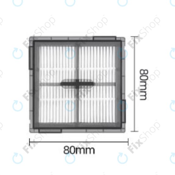 HEPA filter, 2 kos za Xiaomi Roborock Q10-series, S8 Pro, S8 Pro Plus