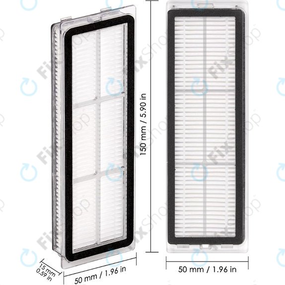 HEPA filter, 2 kos za Xiaomi Dreame L10s Pro Gen2, D10s Plus Gen2, L10s Ultra