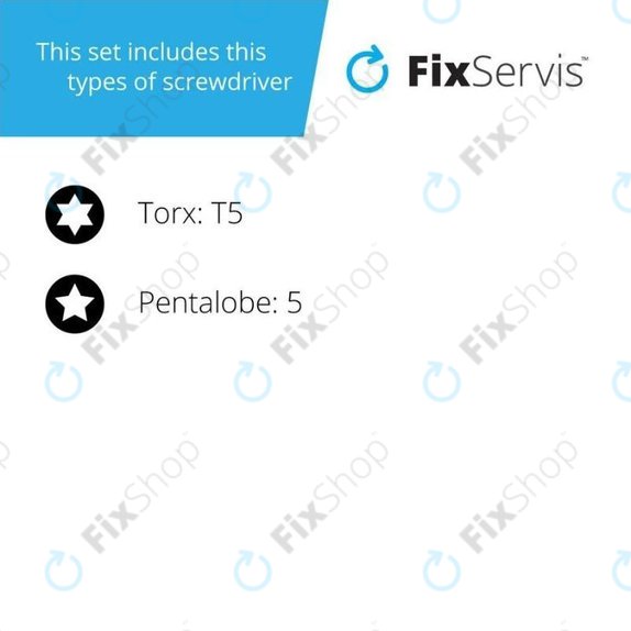 Preprosti izvijači - Pentalobe PL4 + Torx T5 (MacBook)