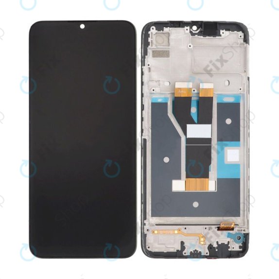 Realme C11 2021 RMX3231 - LCD zaslon + steklo na dotik + okvir TFT