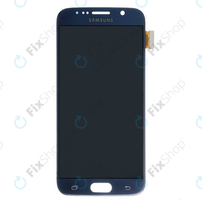Samsung Galaxy S6 G920F - LCD zaslon + steklo na dotik (Black Sapphire) - GH97-17260A Genuine Service Pack