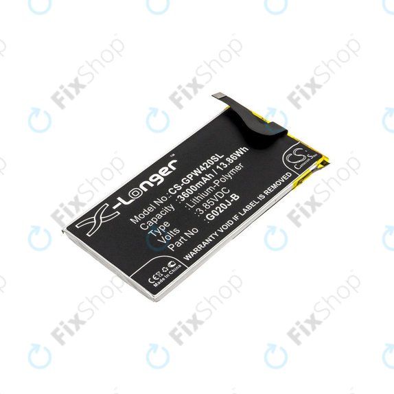 Baterija za Google Pixel 4 XL, 3600mAh, Li-Pol, 3.85 V, G020J-B, HQ