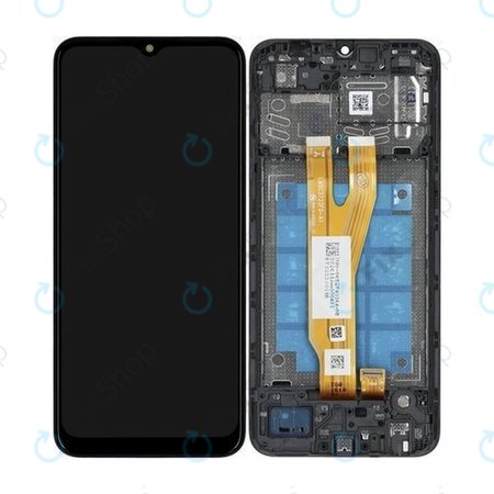 Samsung Galaxy A03 Core A032F - LCD zaslon + steklo na dotik + okvir (Black) - GH81-21711A Genuine Service Pack