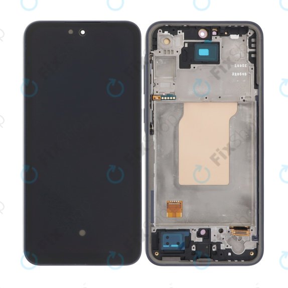 Samsung Galaxy A35 A356B - LCD zaslon + steklo na dotik + okvir (Awesome Iceblue) OLED