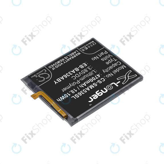 Baterija za Samsung A33 A336B, A53 A536B, 4700mAh, Li-Pol, 3.85 V, EB-BA336ABY, HQ