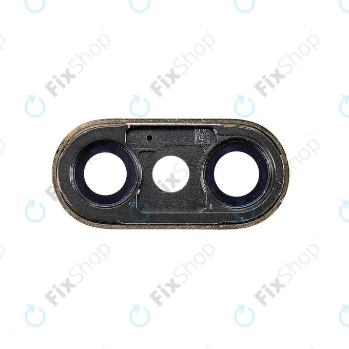 Apple iPhone XS Max - Steklo kamere z okvirjem (Gold)