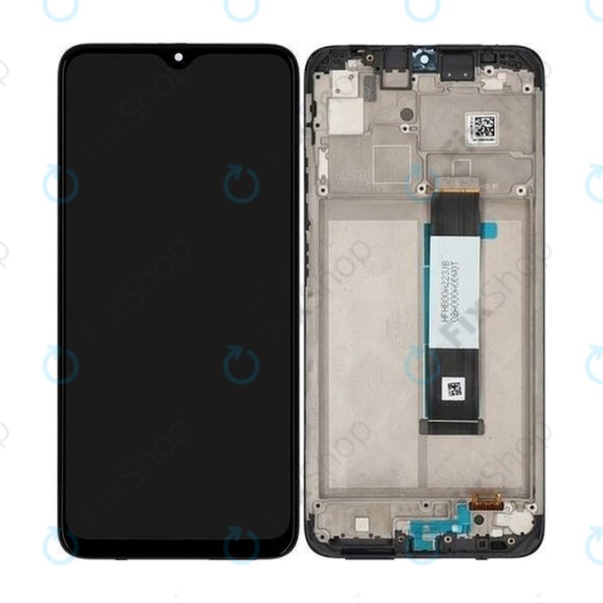 Xiaomi Redmi 9T - LCD zaslon + steklo na dotik + okvir (Carbon Gray) - 560001J19S00 Genuine Service Pack