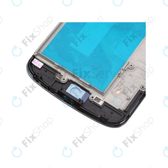 LG Nexus 4 E960 - LCD zaslon + steklo na dotik + okvir (Black) TFT