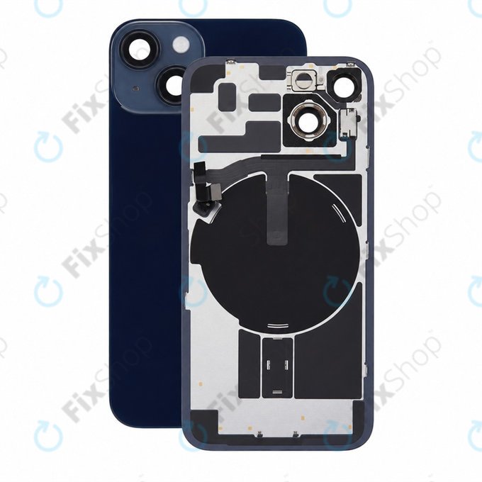 Steklo zadnjega ohišja za iPhone 14, Midnight, Pulled A