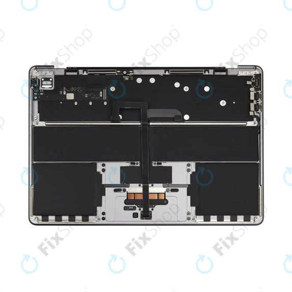 Zgornji okvir tipkovnice za MacBook Air 13", A3113 (2024), US tipkovnico in baterijo, Space Gray, 661-40227, Genuine Apple