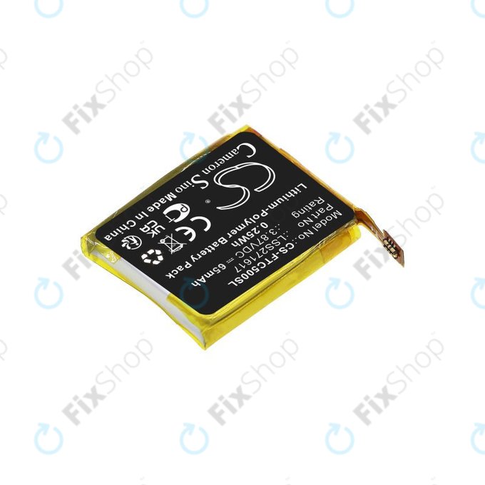 Baterija za Fitbit Charge 5, 65mAh, Li-Pol, 3.87V, LSS271617, HQ