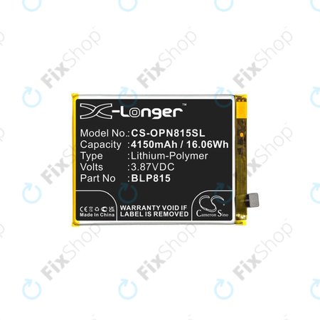 OnePlus Nord N10 5G - Baterija BLP815 4150mAh HQ