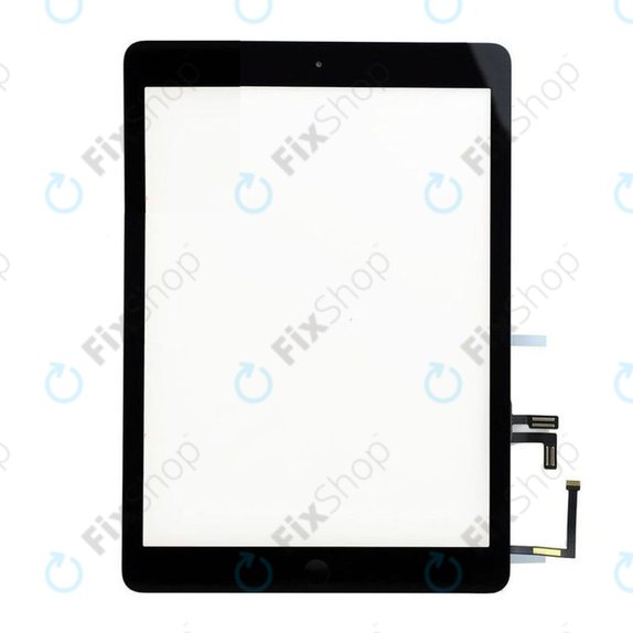 Apple iPad (5th Gen 2017) - Steklo na dotik + gumb Domov (Space Gray)