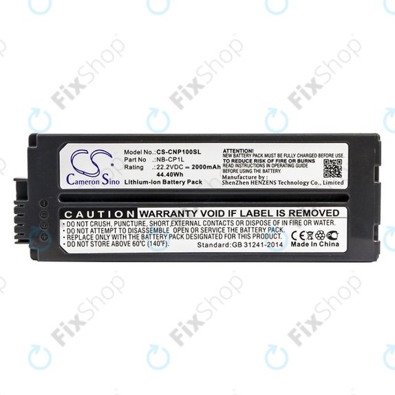 Baterija za Canon Selphy CP, 2000mAh, Li-Ion, 22.2V, NB-CP1L, HQ